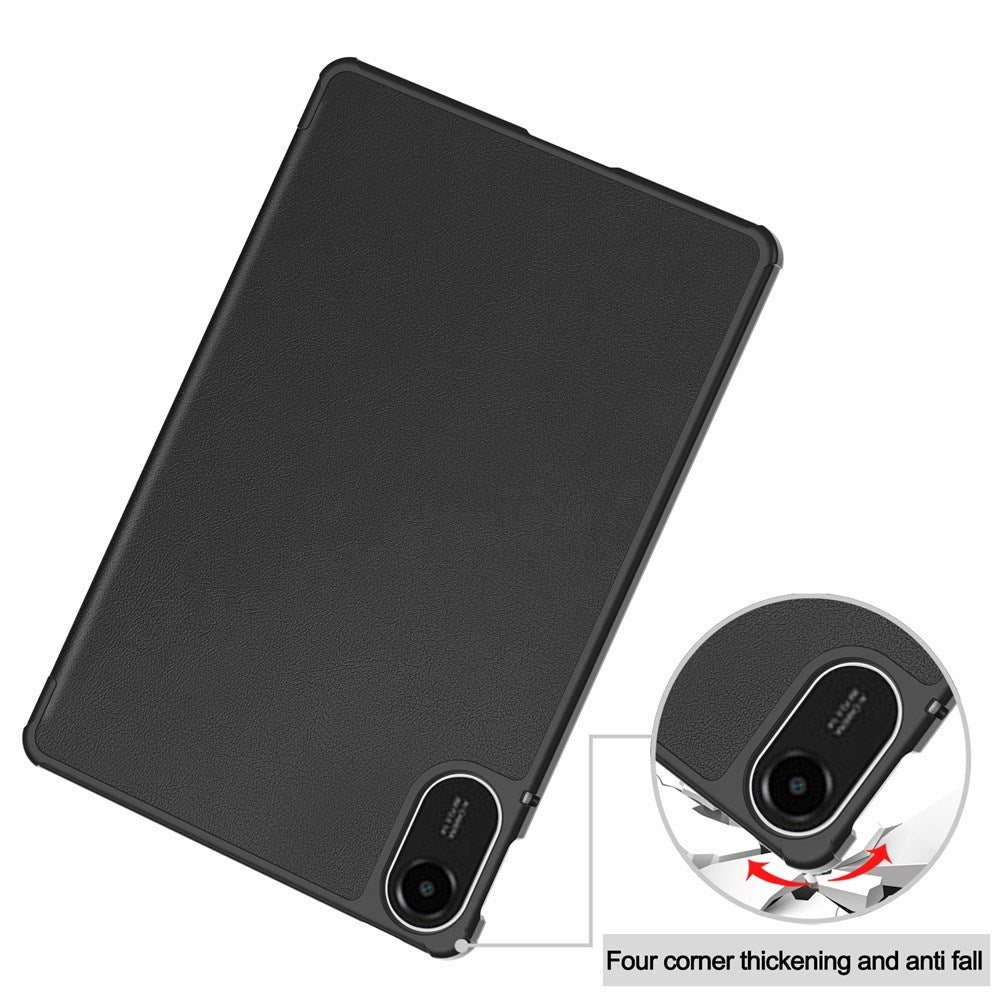 Xiaomi Redmi Pad 2 EIDERWOOD Leather Flip Case - Black