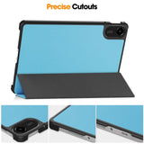 Xiaomi Redmi Pad 2 EIDERWOOD Leather Flip Case - Light Blue