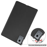 Lenovo Idea Tab 11 EIDERWOOD Leather Flip Case - Black
