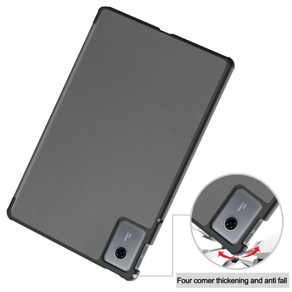 Lenovo Idea Tab 11 EIDERWOOD Leather Flip Case - Grey