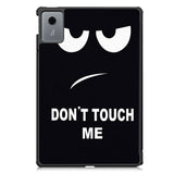 EIDERWOOD Lenovo Idea Tab / Xiaoxin Pad 11 Faux Leather Flip Case with Motif - "Don't Touch Me"