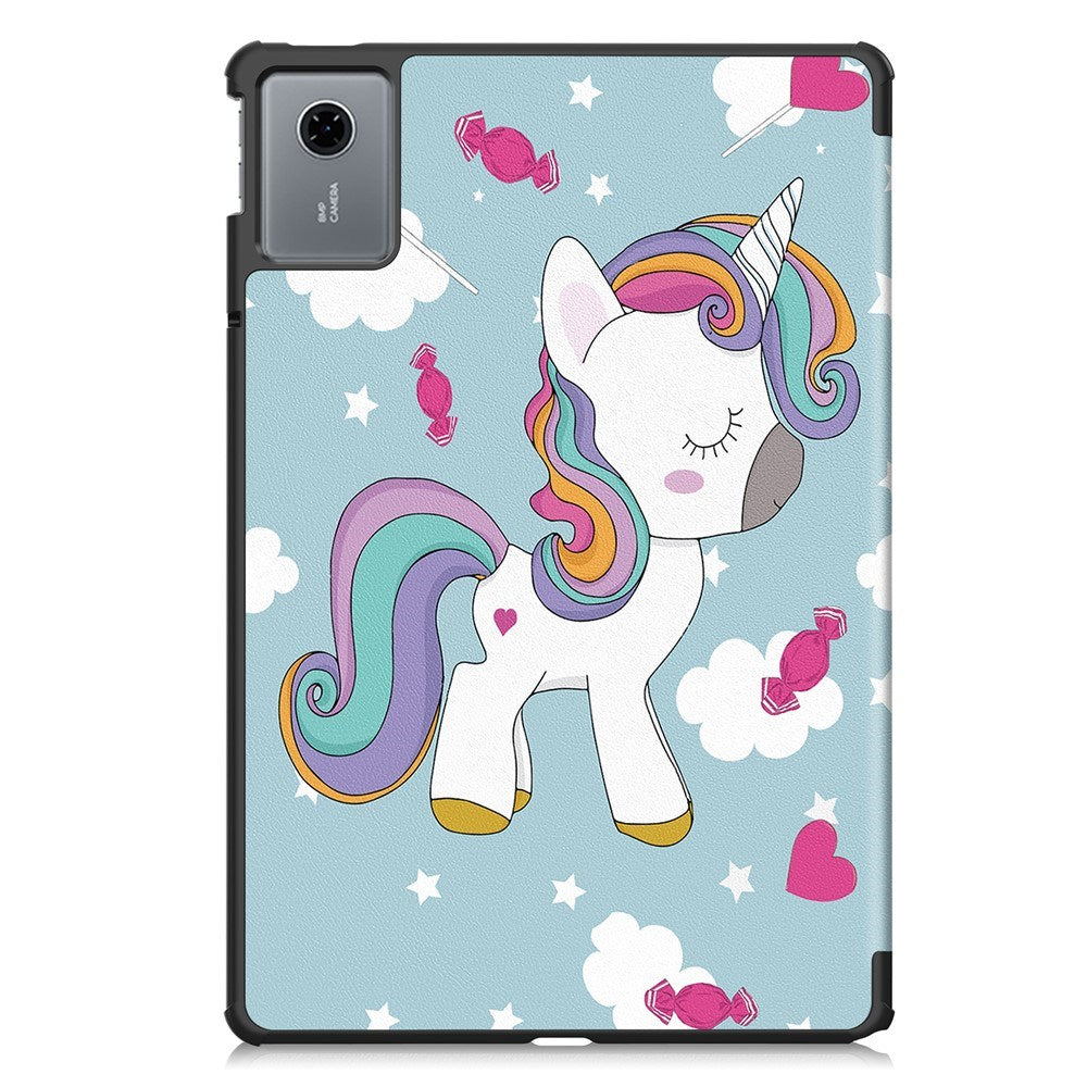 EIDERWOOD Lenovo Idea Tab / Xiaoxin Pad 11 Faux Leather Flip Case with Motif - Unicorn