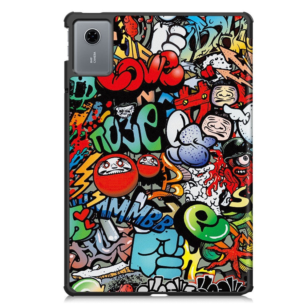 EIDERWOOD Lenovo Idea Tab / Xiaoxin Pad 11 Faux Leather Flip Case with Motif - Graffiti
