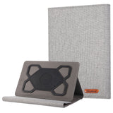 EIDERWOOD Universal Tablet Flip Case with Stand Function - 13.5 x 21.5 cm - Grey