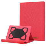 EIDERWOOD Universal Tablet Flip Case with Stand Function - 18 x 26.5 cm - Red