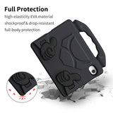 EIDERWOOD iPad Mini (2024 / 2021) Kids Case with Thumb Kickstand - Black