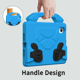 EIDERWOOD iPad Mini (2024 / 2021) Kids Case with Thumb Kickstand - Blue