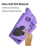 EIDERWOOD iPad Mini (2024 / 2021) Kids Case with Thumb Kickstand - Purple