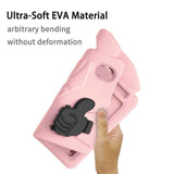 EIDERWOOD iPad Mini (2024 / 2021) Kids Case with Thumb Kickstand - Pink