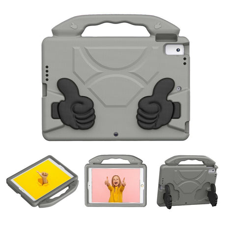 EIDERWOOD iPad 10.2" (2021 / 2020 / 2019) / Air (2019) Kids Case with Thumb Kickstand - Grey