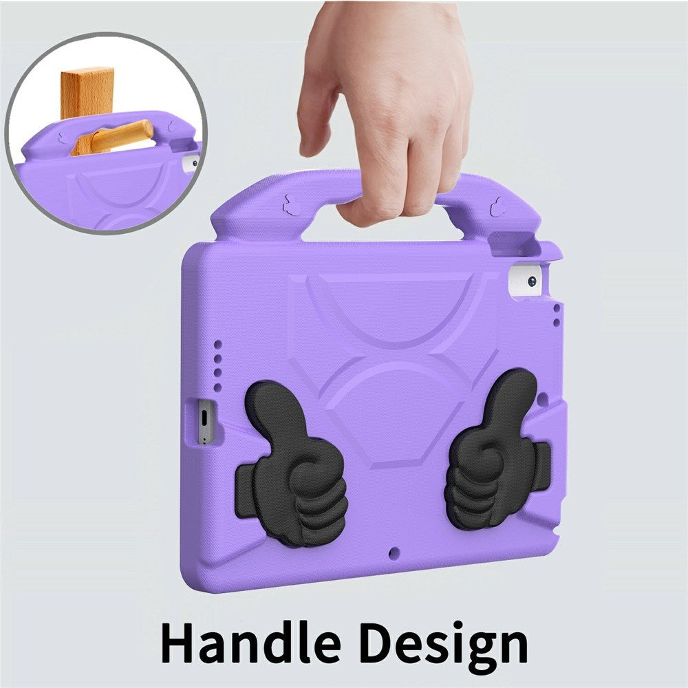 EIDERWOOD iPad 10.2" (2021 / 2020 / 2019) / Air (2019) Kids Case with Thumb Kickstand - Purple