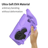 EIDERWOOD iPad 10.2" (2021 / 2020 / 2019) / Air (2019) Kids Case with Thumb Kickstand - Purple