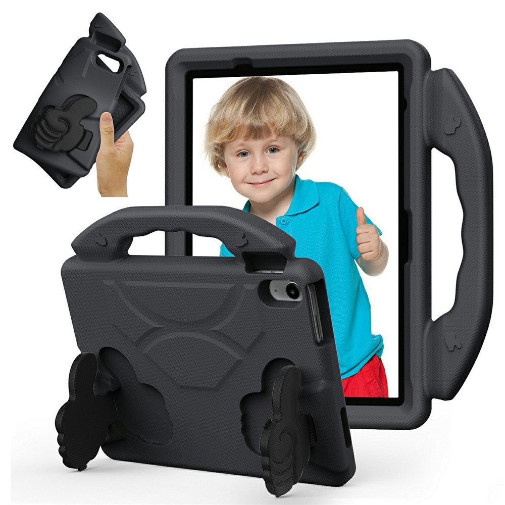 EIDERWOOD iPad 11" (2025) / Air 11" (2025 / 2024) / 10.9" (2024 / 2022) Kids Case with Thumb Kickstand - Black