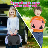 EIDERWOOD iPad Pro 12.9" (2022 / 2021 / 2020 / 2018) / Air 13" (2025 / 2024) / Pro 13" (2025 / 2024) Kids Case with Thumb Kickstand - Black