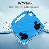 EIDERWOOD iPad Pro 12.9" (2022 / 2021 / 2020 / 2018) / Air 13" (2025 / 2024) / Pro 13" (2025 / 2024) Kids Case with Thumb Kickstand - Blue