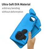 EIDERWOOD iPad Pro 12.9" (2022 / 2021 / 2020 / 2018) / Air 13" (2025 / 2024) / Pro 13" (2025 / 2024) Kids Case with Thumb Kickstand - Blue