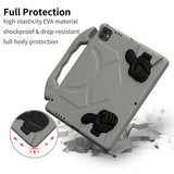 EIDERWOOD iPad Pro 12.9" (2022 / 2021 / 2020 / 2018) / Air 13" (2025 / 2024) / Pro 13" (2025 / 2024) Kids Case with Thumb Kickstand - Grey