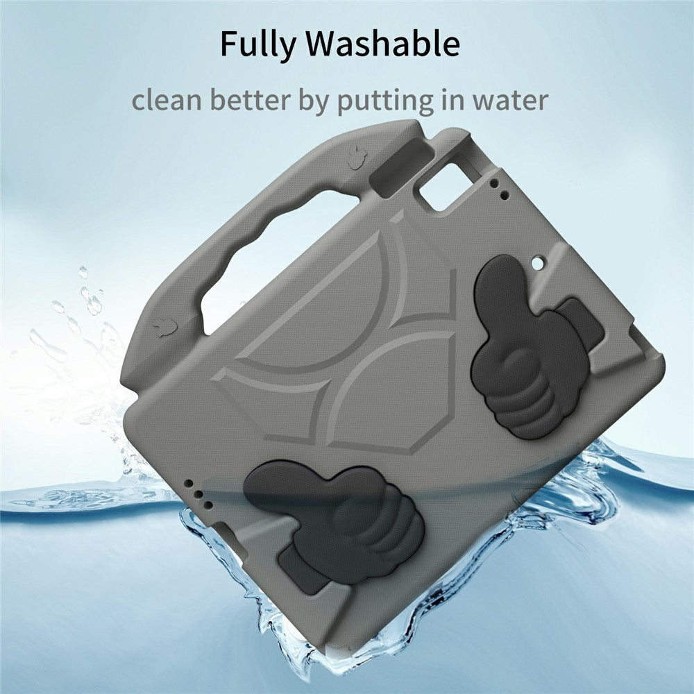 EIDERWOOD iPad 9.7" (2018 / 2017) / Air 2 / Air Kids Case with Thumb Kickstand - Grey