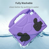 EIDERWOOD iPad 9.7" (2018 / 2017) / Air 2 / Air Kids Case with Thumb Kickstand - Purple