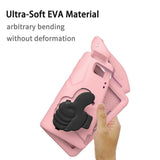 EIDERWOOD iPad 9.7" (2018 / 2017) / Air 2 / Air Kids Case with Thumb Kickstand - Pink