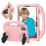 EIDERWOOD Xiaomi Redmi Pad 2 / SE / 6 / 5 / Lenovo Tab M11 / Samsung Galaxy Tab S10 FE / S9 FE / S9 / S8 / S7 Kids Case with Thumb Kickstand - Pink