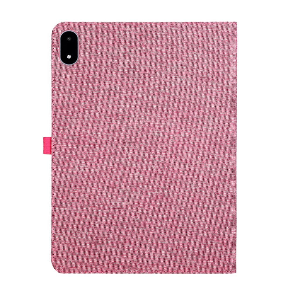 OnePlus Pad 3 Faux Leather Flip Case with Card Holder & Stand Function - Pink