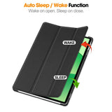 EIDERWOOD OnePlus Pad Lite Faux Leather Flip Case with Stand Function - Black