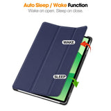 EIDERWOOD OnePlus Pad Lite Faux Leather Flip Case with Stand Function - Blue