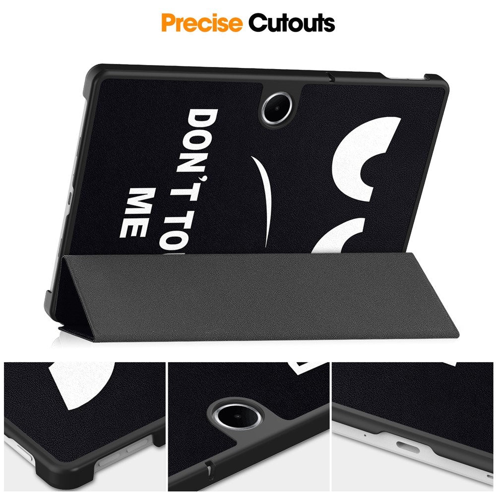 EIDERWOOD OnePlus Pad Lite Faux Leather Flip Case - Don't Touch Me