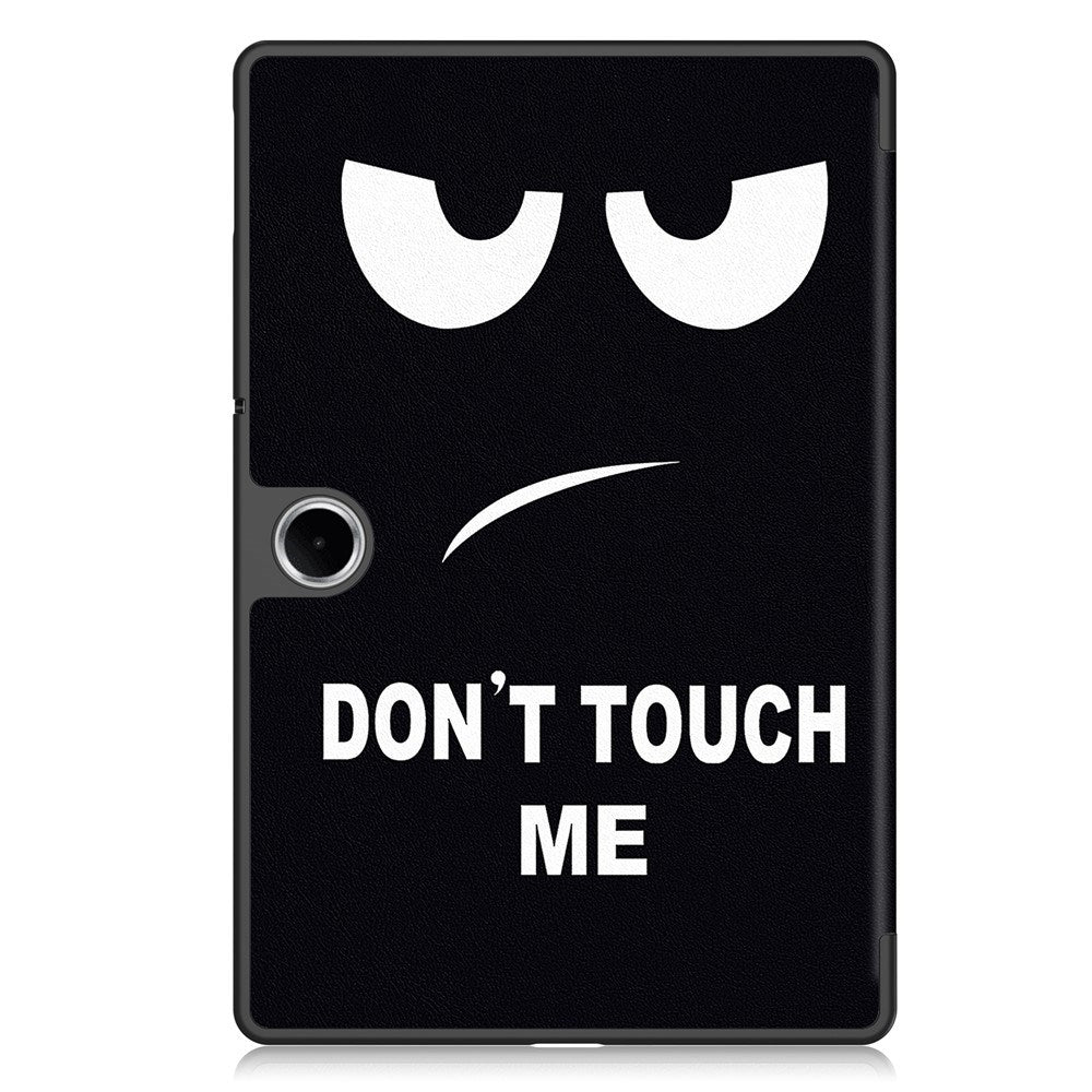 EIDERWOOD OnePlus Pad Lite Faux Leather Flip Case - Don't Touch Me