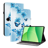 OnePlus Pad Lite EIDERWOOD Leather Flip Case with Motif - Blue Butterflies