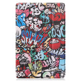 EIDERWOOD Samsung Galaxy Tab S11 / S10 Lite Faux Leather Flip Case with Motif - Graffiti