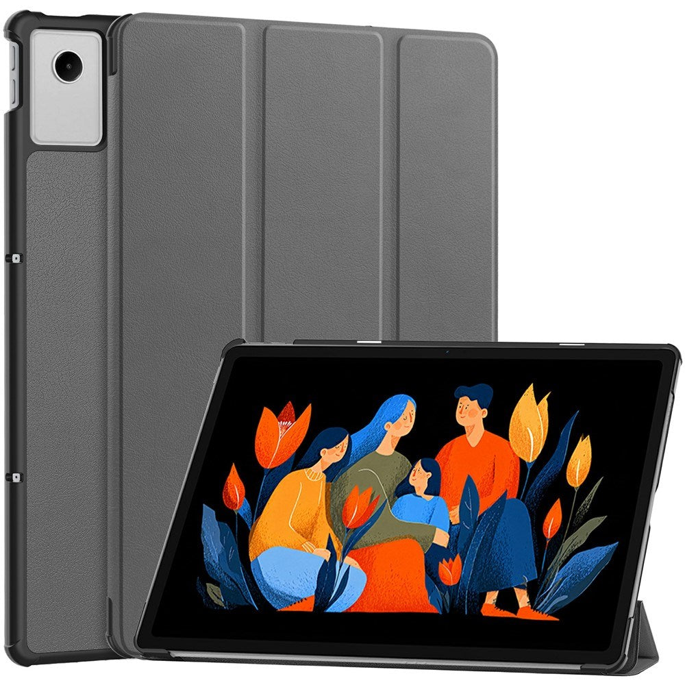 Lenovo Idea Tab Plus 12.1" EIDERWOOD Faux Leather Flip Case with Stand Function - Grey