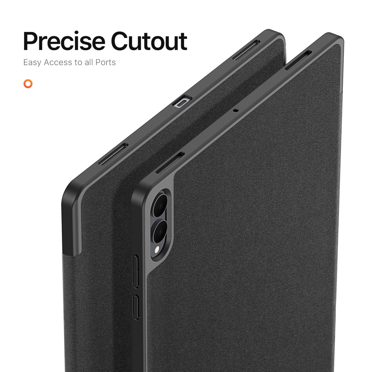 Samsung Galaxy Tab S11 Ultra DUX DUCIS DOMO Series Flip Case with Pen Holder - Black