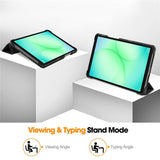 EIDERWOOD Samsung Galaxy Tab A11 Leather Case w. Stand - Black