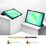 EIDERWOOD Samsung Galaxy Tab A11 Leather Case w. Stand - Blue