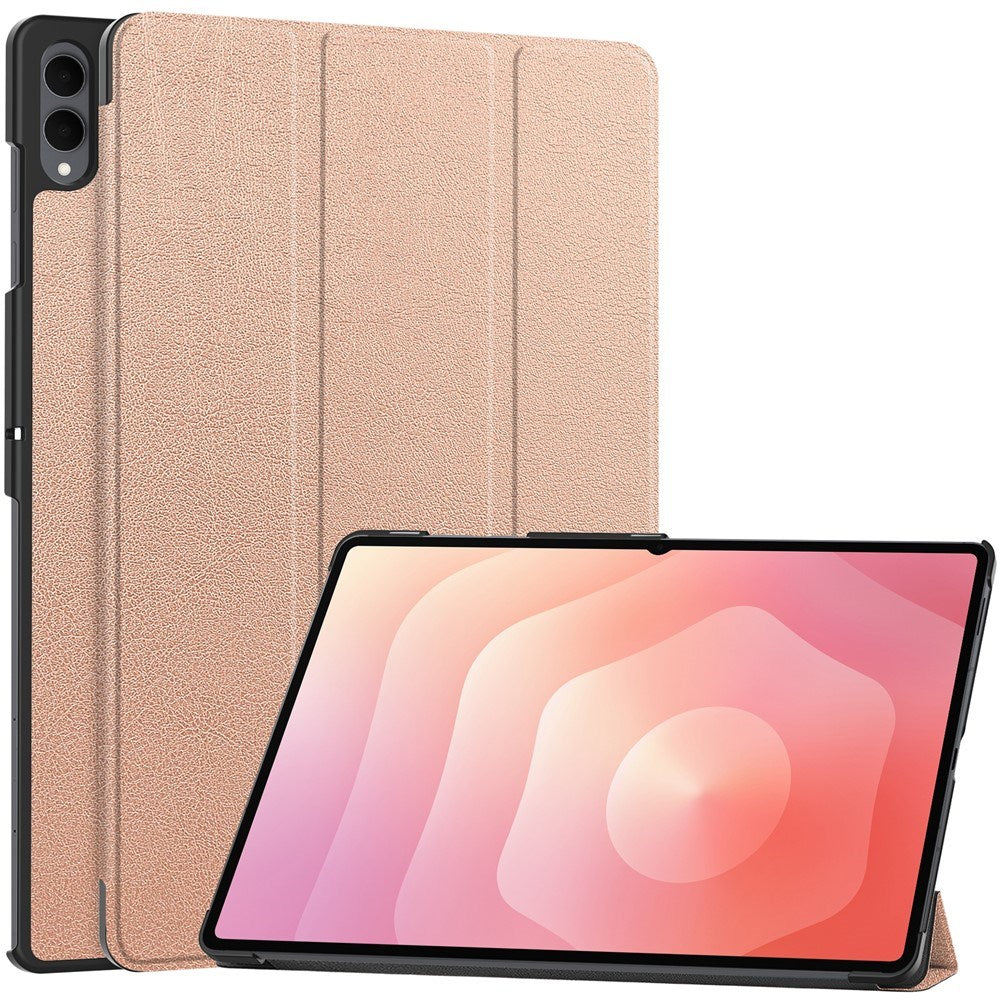 Samsung Galaxy Tab S11 Ultra EIDERWOOD Leather Case w. Stand - Rose Gold