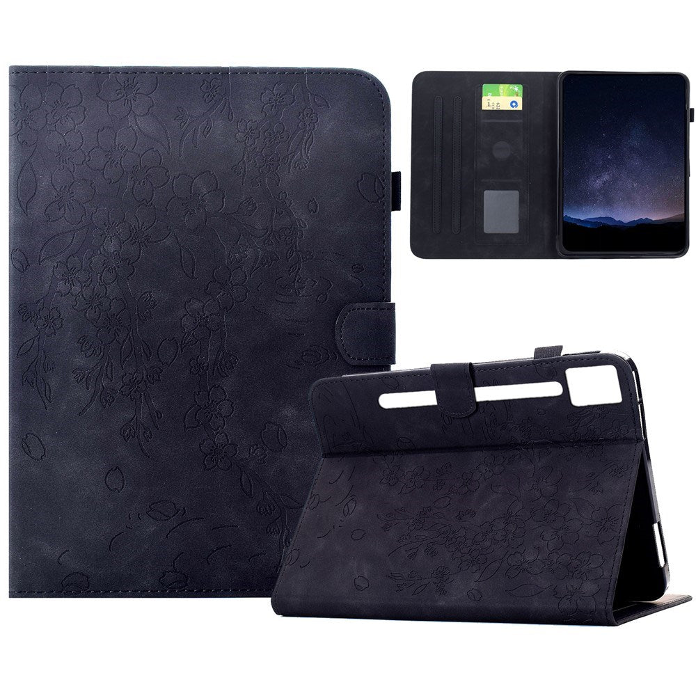 Lenovo Idea Tab Pro / Tab P12 Pro EIDERWOOD Flipcase with Flower Print - Black