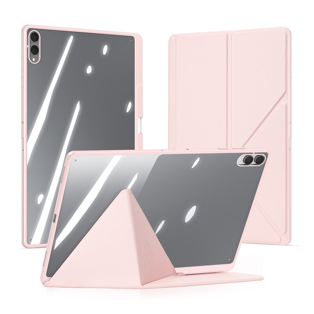 Samsung Galaxy Tab S12 Ultra / S11 Ultra DUX DUCIS Origami Hybrid Faux Leather Flip Case - Pink