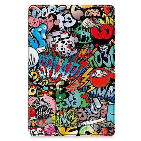 Xiaomi Redmi Pad 2 Pro EIDERWOOD Leather Flip Case with Motif - Graffiti