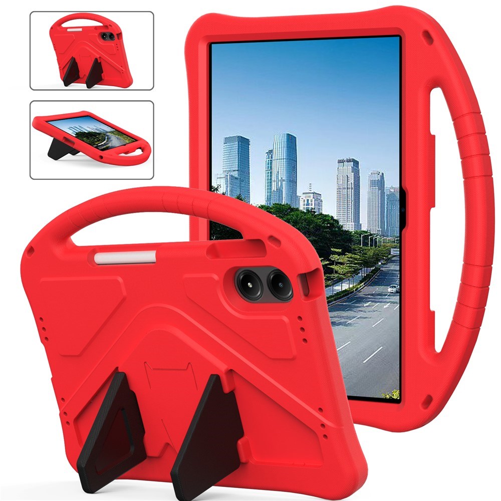 Xiaomi Redmi Pad 2 Pro EIDERWOOD Kids Case with Kickstand - Red