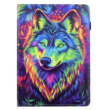 Lenovo Idea Tab Pro / Tab P12 Pro EIDERWOOD Colorful Flip Case with Motif - Wolf