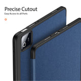 Xiaomi Pad 8 / 8 Pro / 7 / 7 Pro DUX DUCIS Tri-Fold Faux Leather Flip Case - Blue