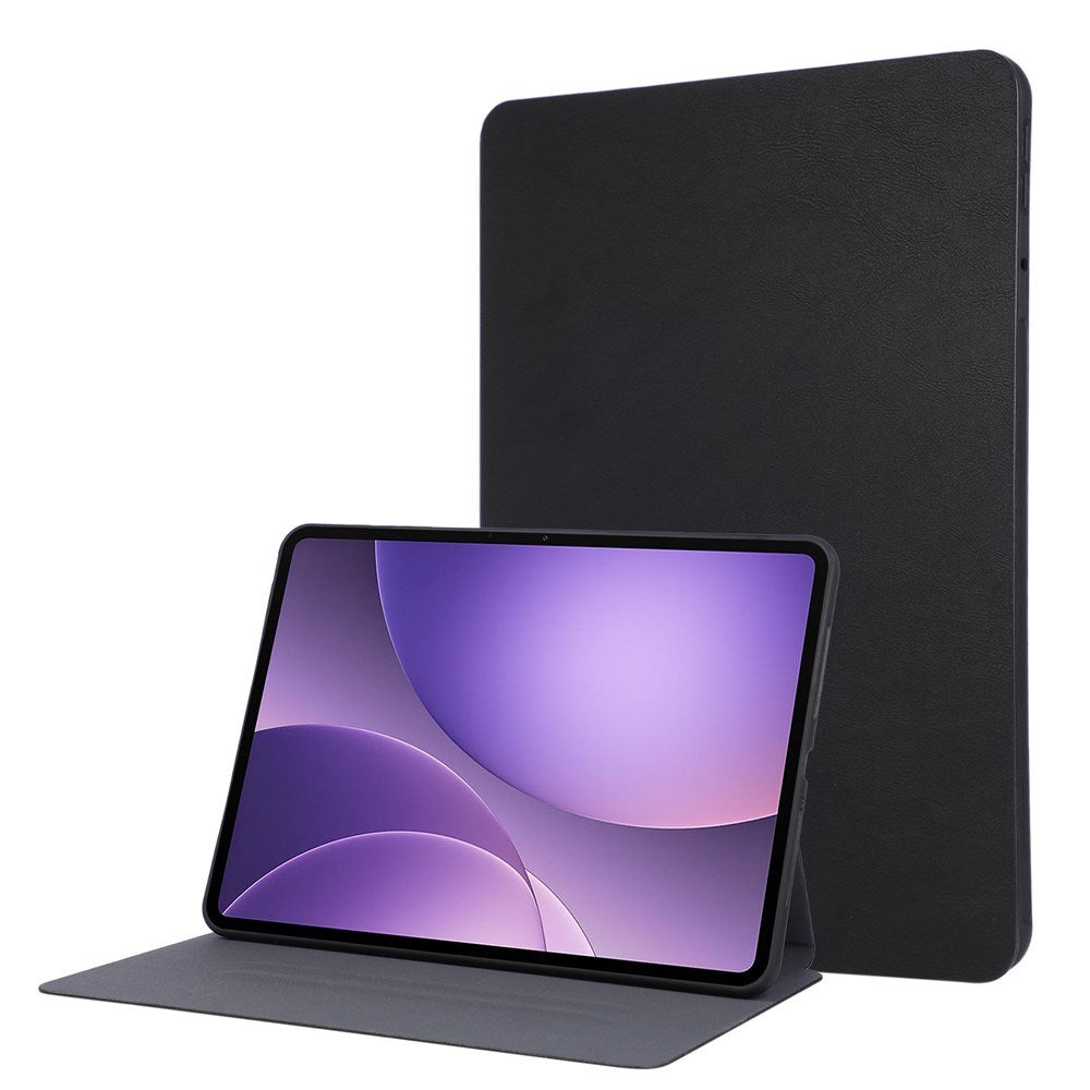 OPPO Pad 5 EIDERWOOD Faux Leather Flip Case w. Stand Function - Black