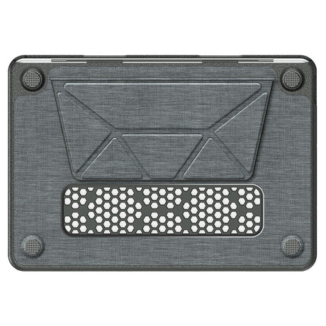 MacBook Neo 13 A18 Pro (2026) EIDERWOOD Cover with Logo Cutout & Stand Function - Grey