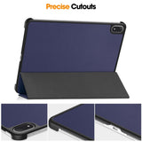 OnePlus Pad 4 EIDERWOOD Faux Leather Flip Case - Blue
