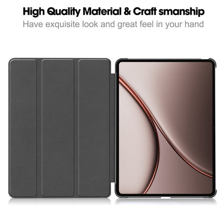 OnePlus Pad 4 EIDERWOOD Faux Leather Flip Case - Red