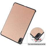OnePlus Pad 4 EIDERWOOD Faux Leather Flip Case - Rose Gold