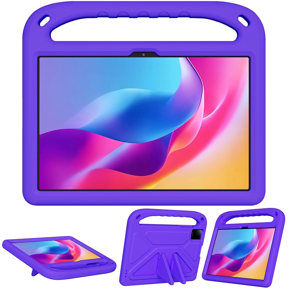 TCL Tab 10L Gen 4 EIDERWOOD Kids Case with Handle & Kickstand - Purple