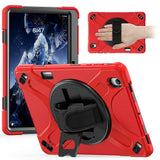 Samsung Galaxy Tab S12+ (Plus) EIDERWOOD Hybrid Rugged Case w. Kickstand - Red